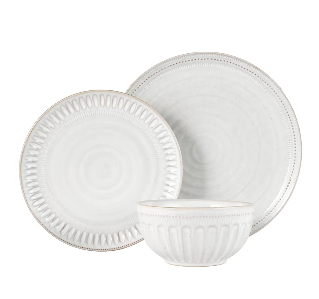White Maison 12 Piece Dinner Set